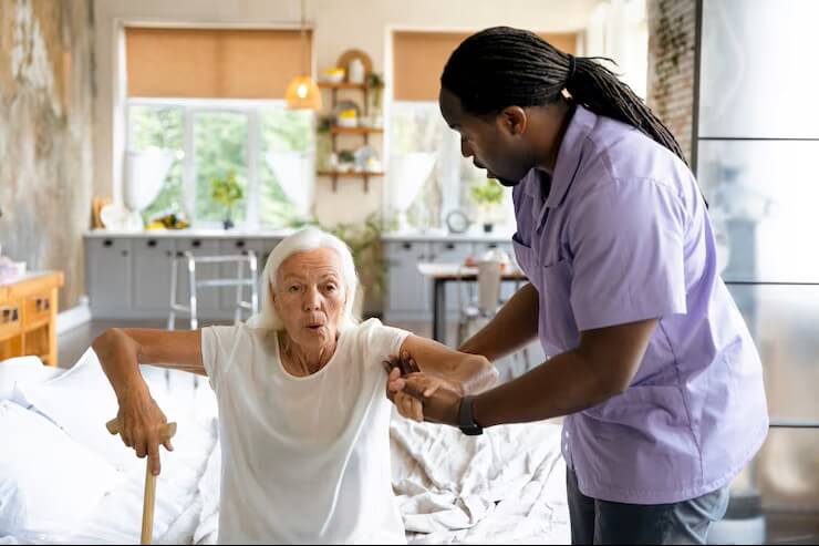 social-worker-old-woman